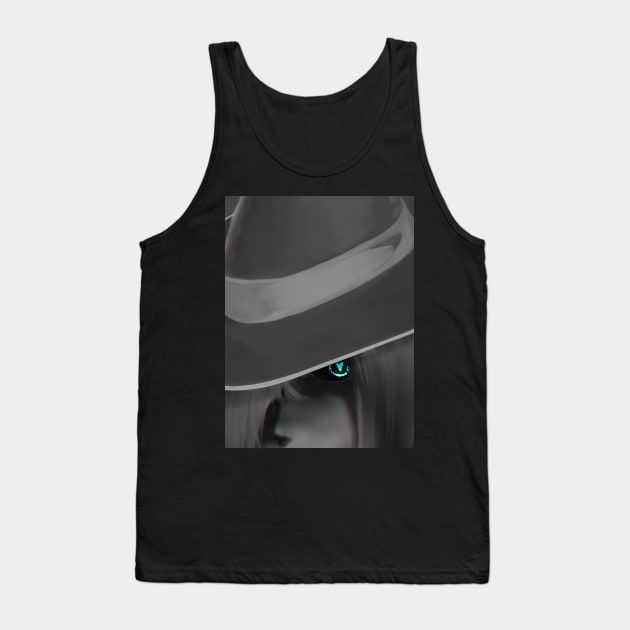 Blue V Tank Top by Itselfsearcher